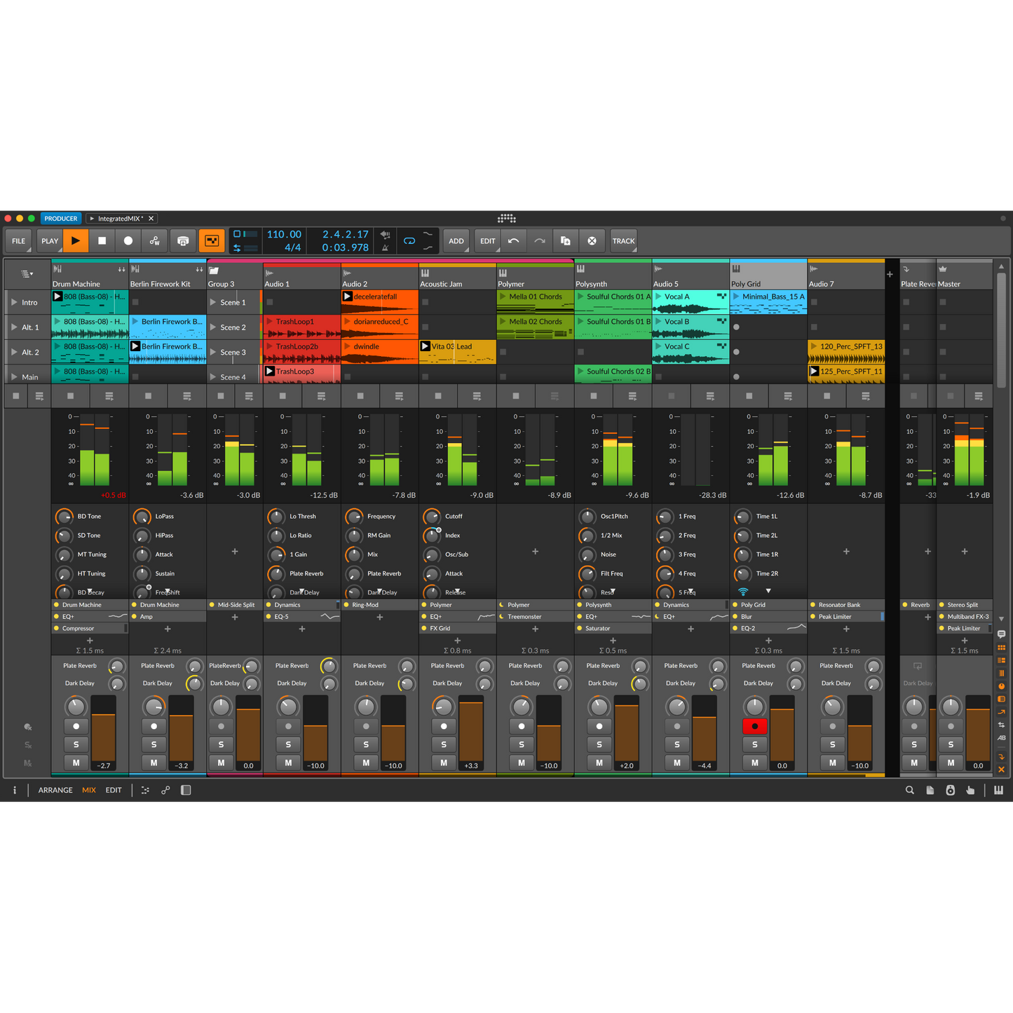 Bitwig Studio Producer Upgrade from 8 Track