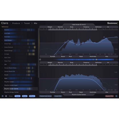 Claro Mix User Interface