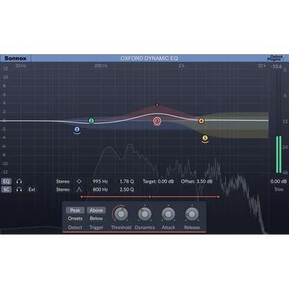 Dynamic EQ User Interface