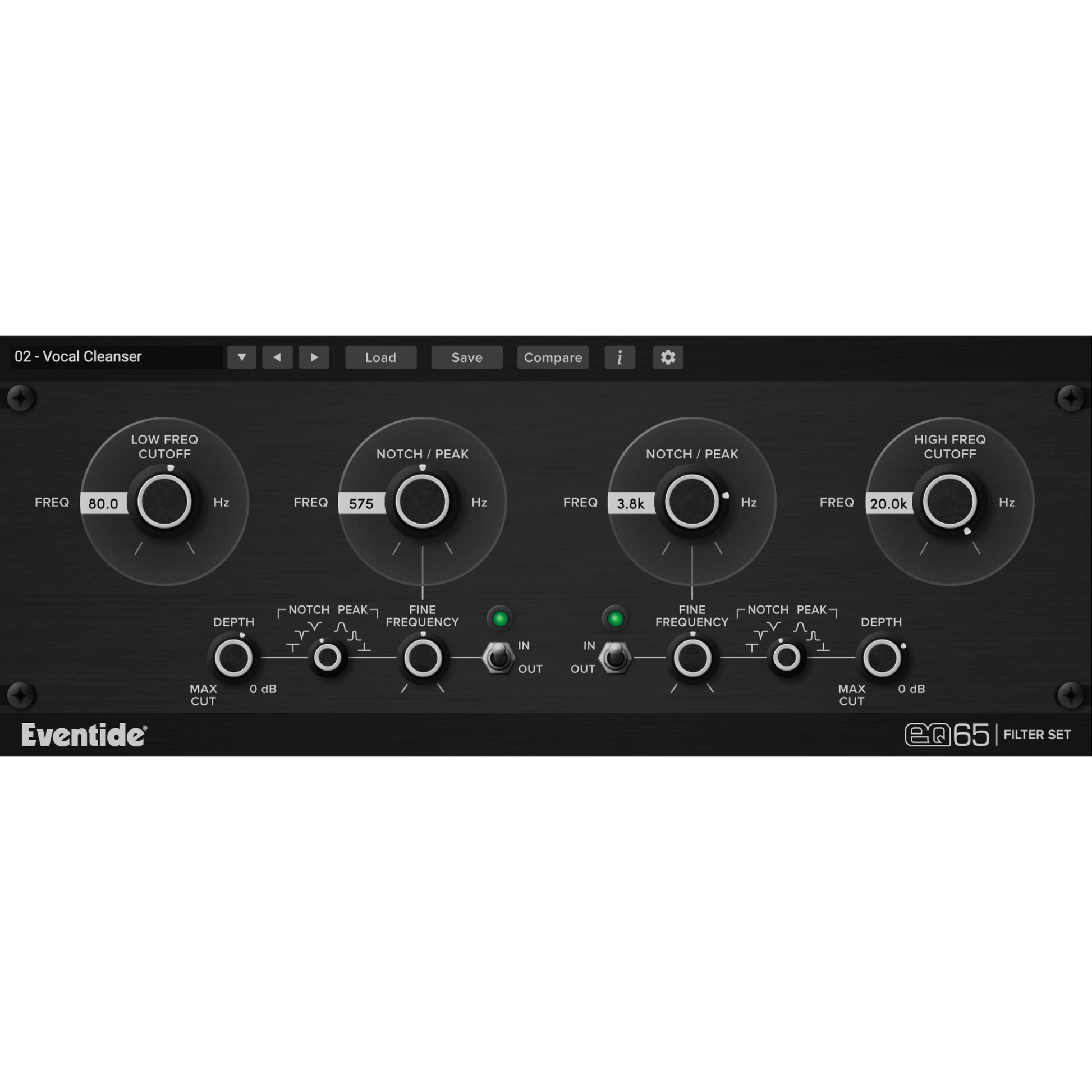 EQ65 User Interface