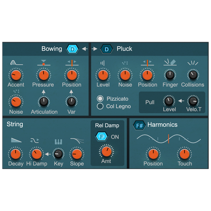 Friktion Modeled Strings