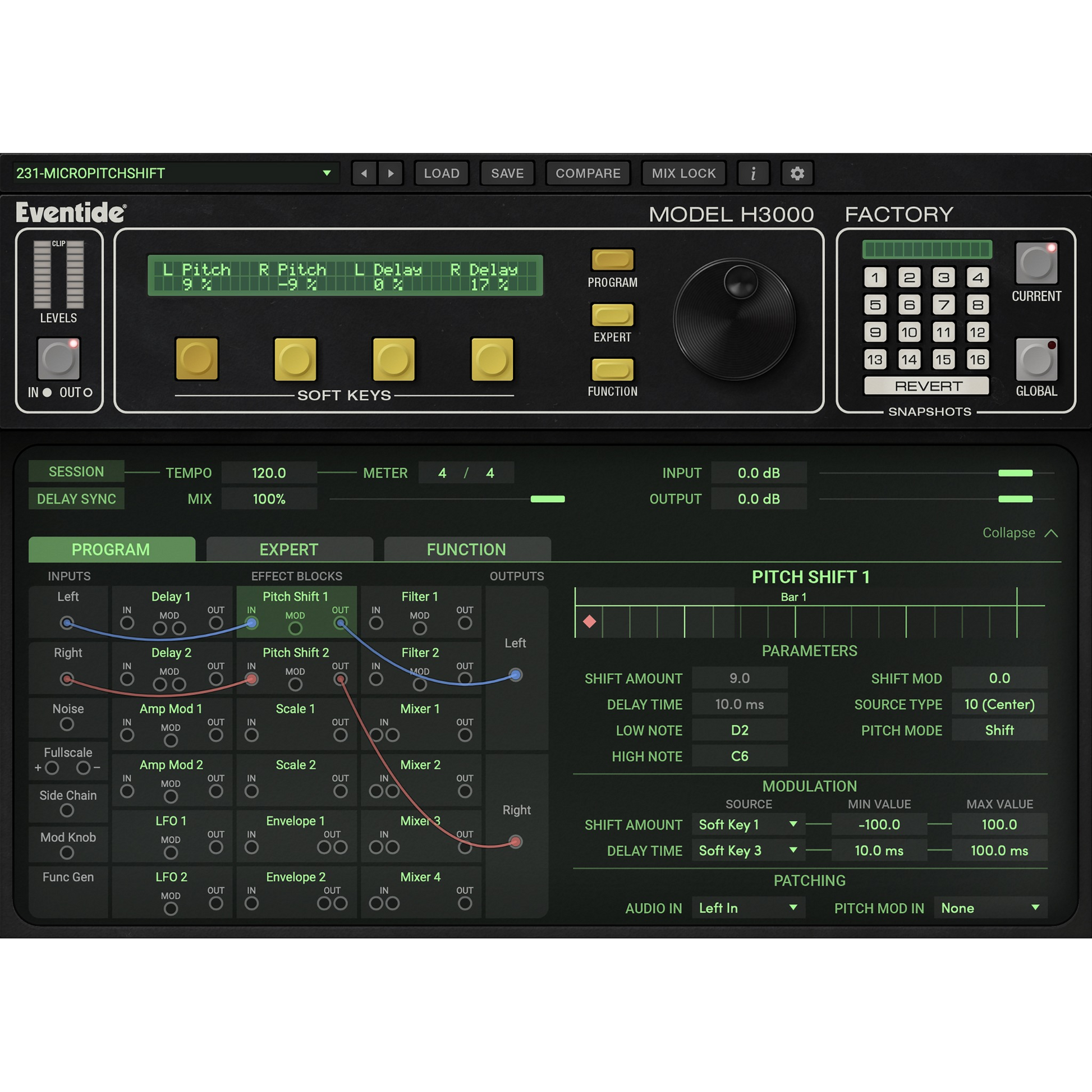 H3000 Factory MkII User Interface