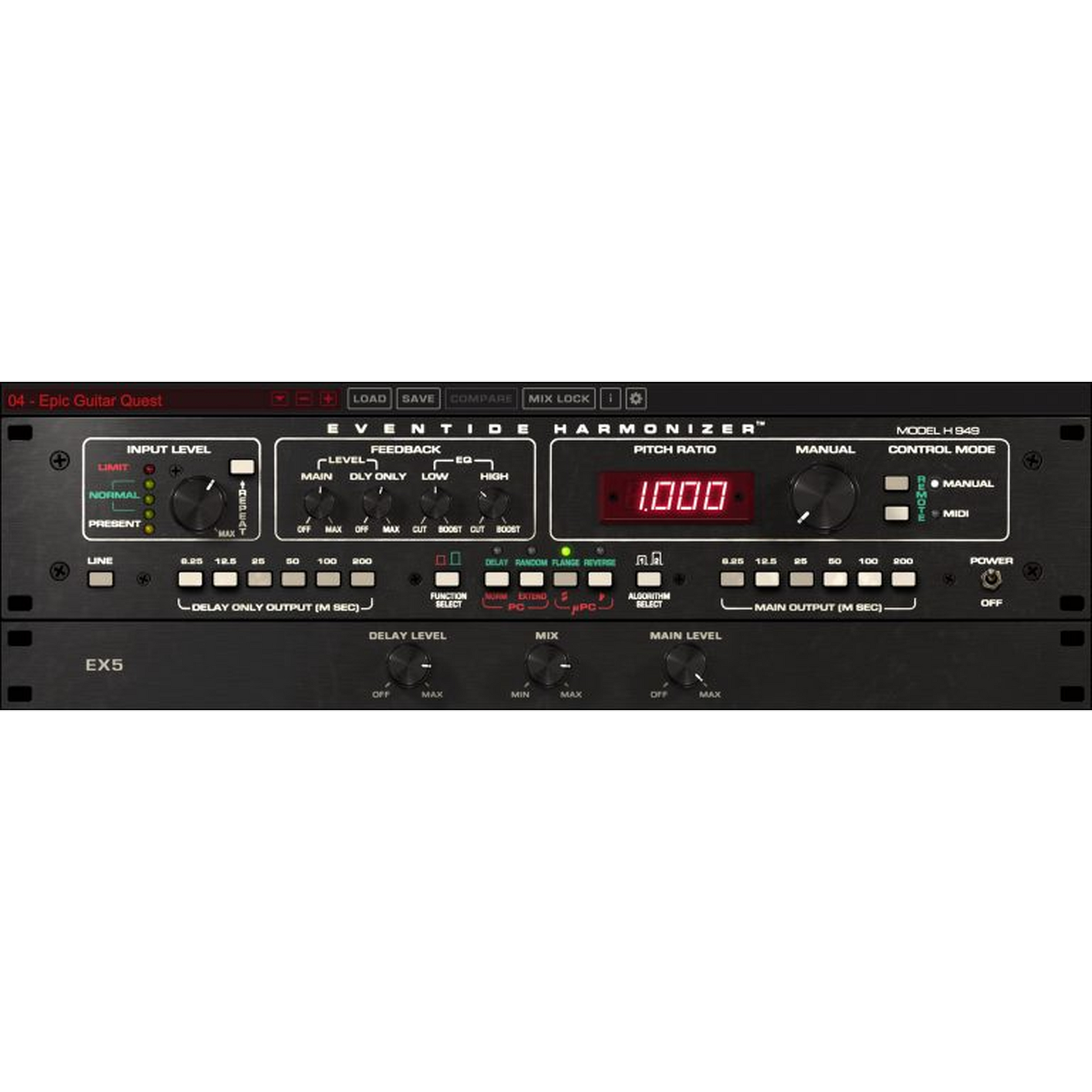 H949 Harmonizer User Interface