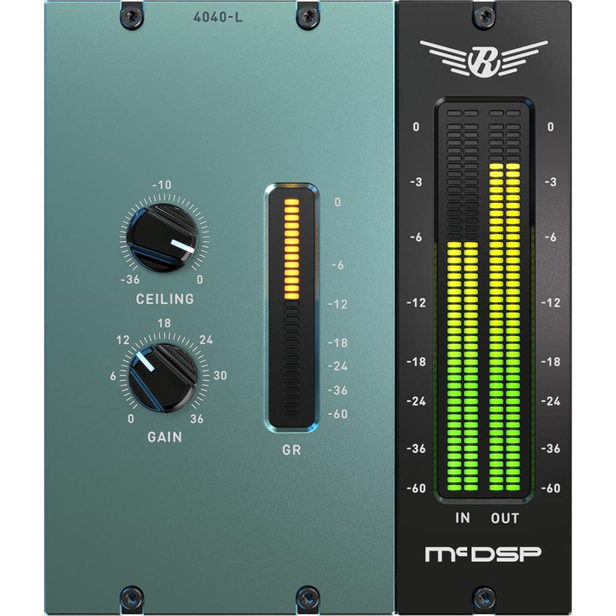4040 Retro Limiter User Interface