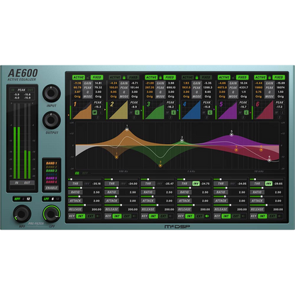 AE600 Active EQ v7 User Interface