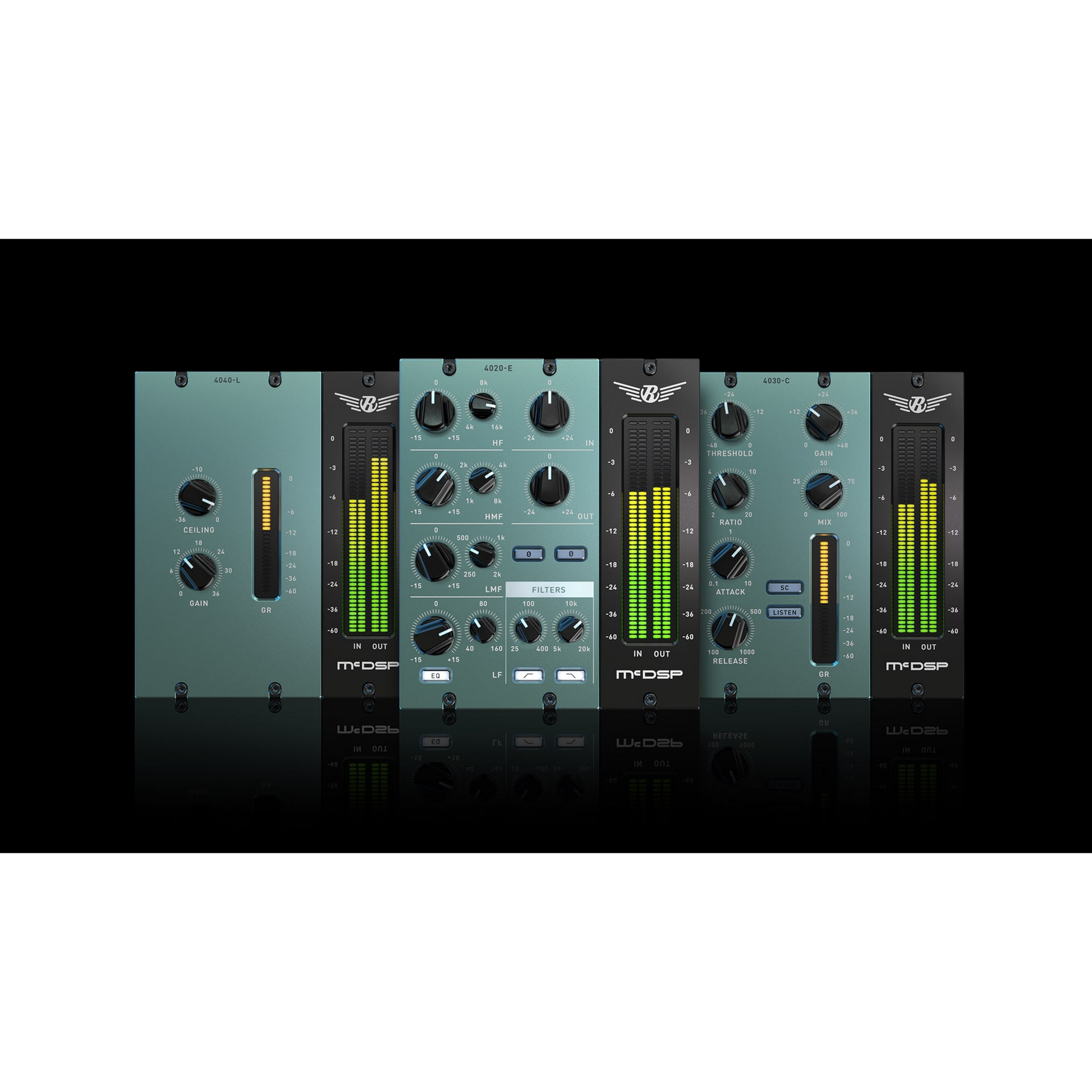McDSP RetroPack UIs