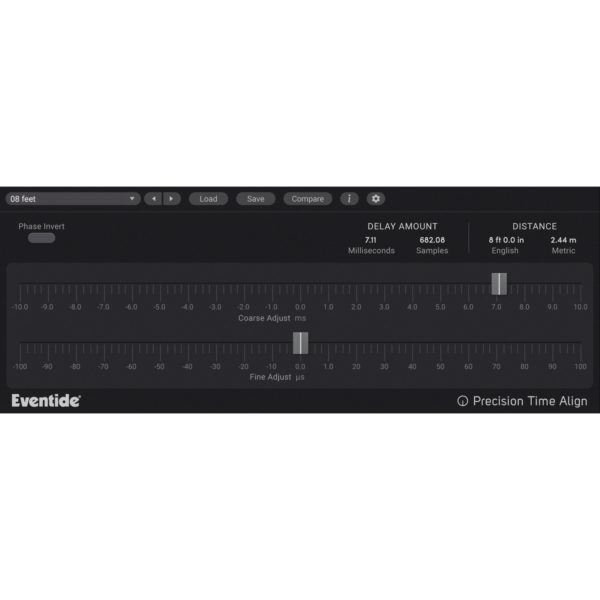 Precision Time Align User Interface