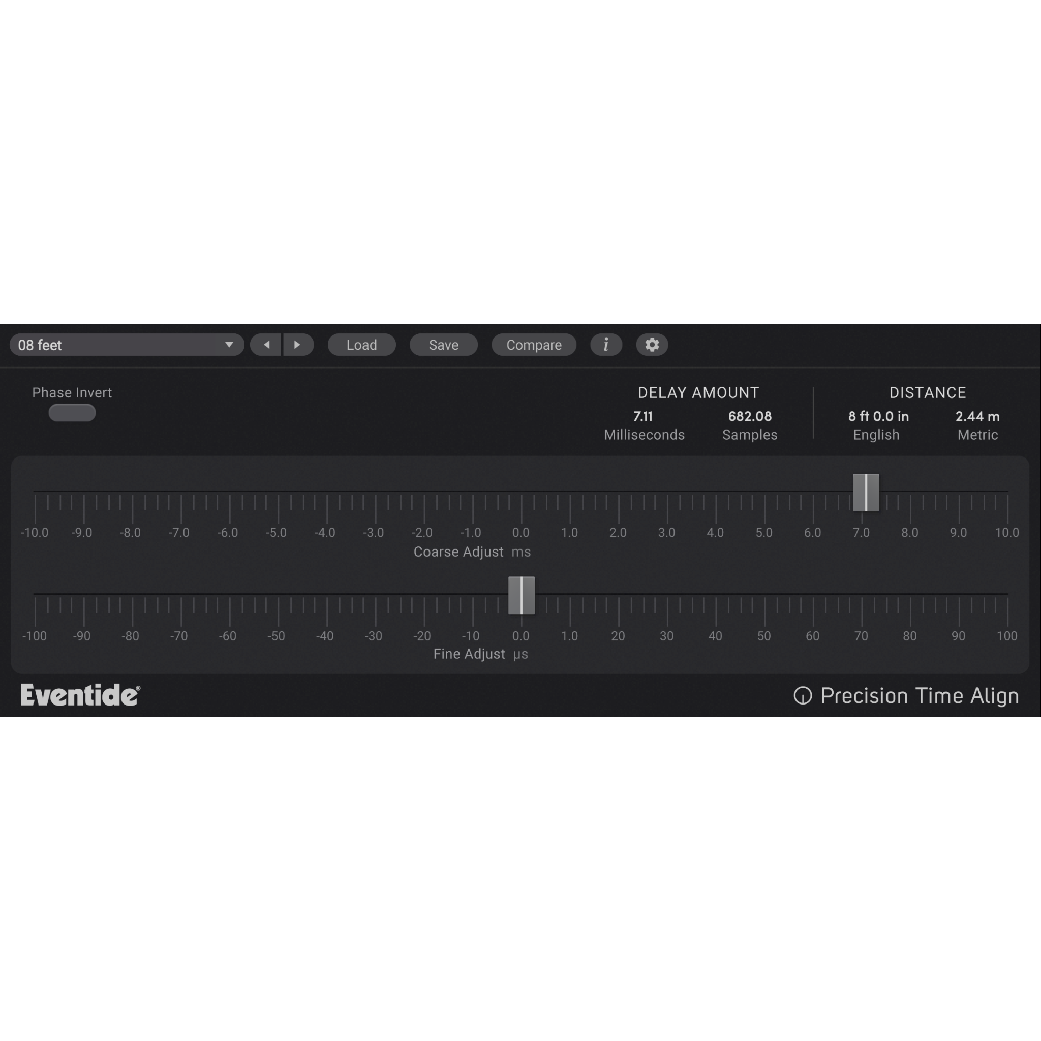 Precision Time Align User Interface