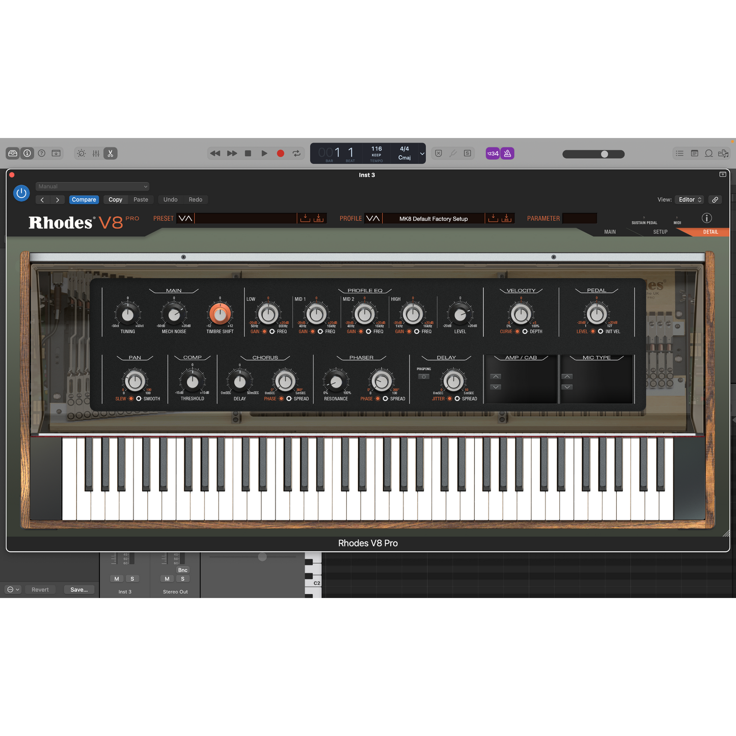 Rhodes V8 Pro Piano