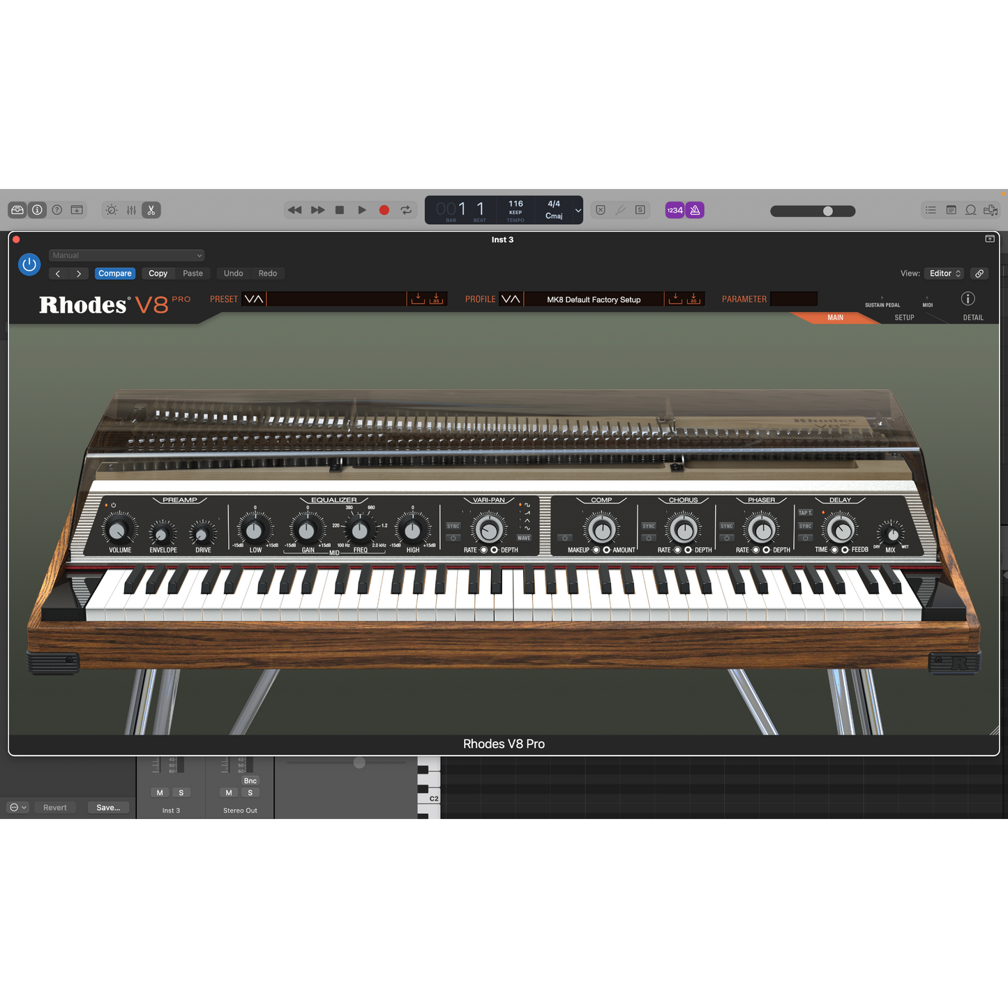 Rhodes V8 Pro Piano