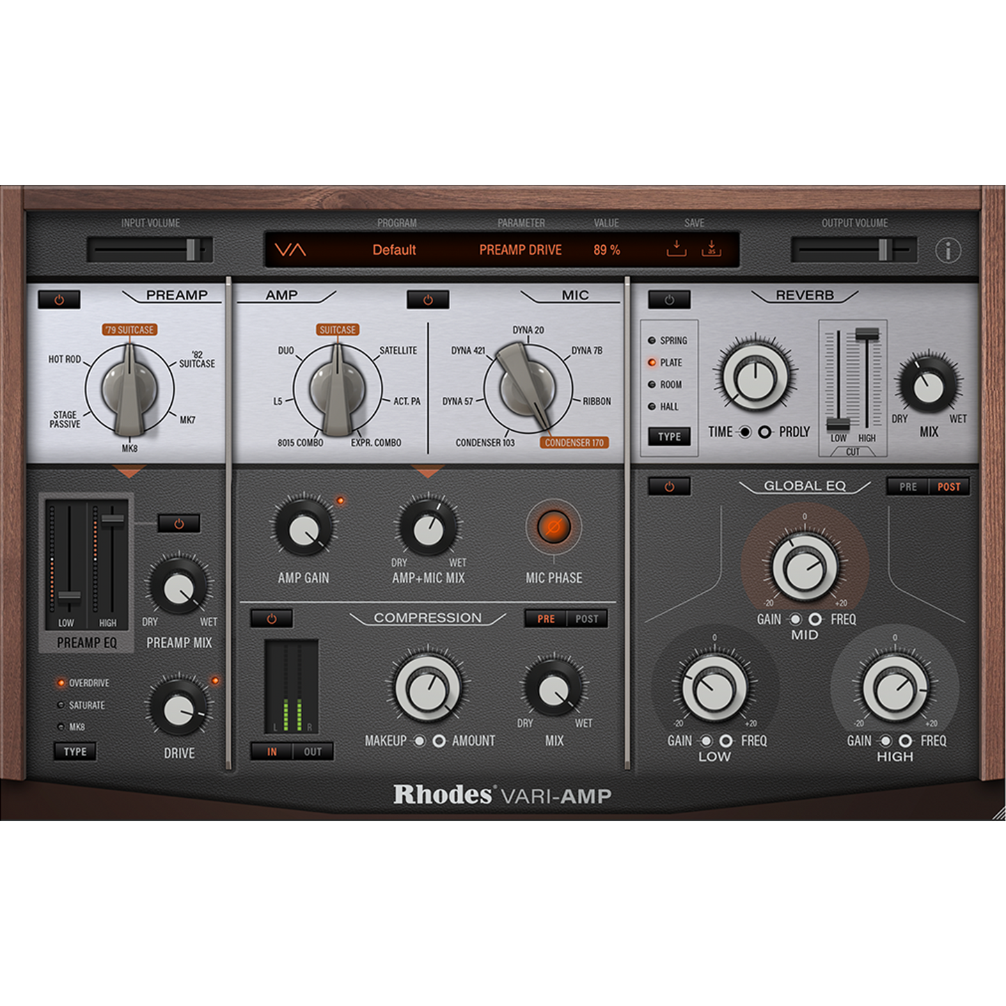 The Rhodes Vari-Amp Plugin