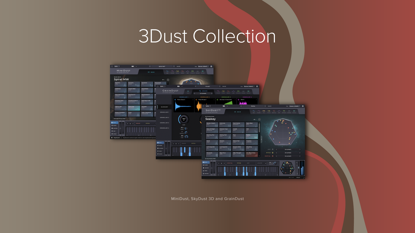 3Dust Collection | Sound Particles