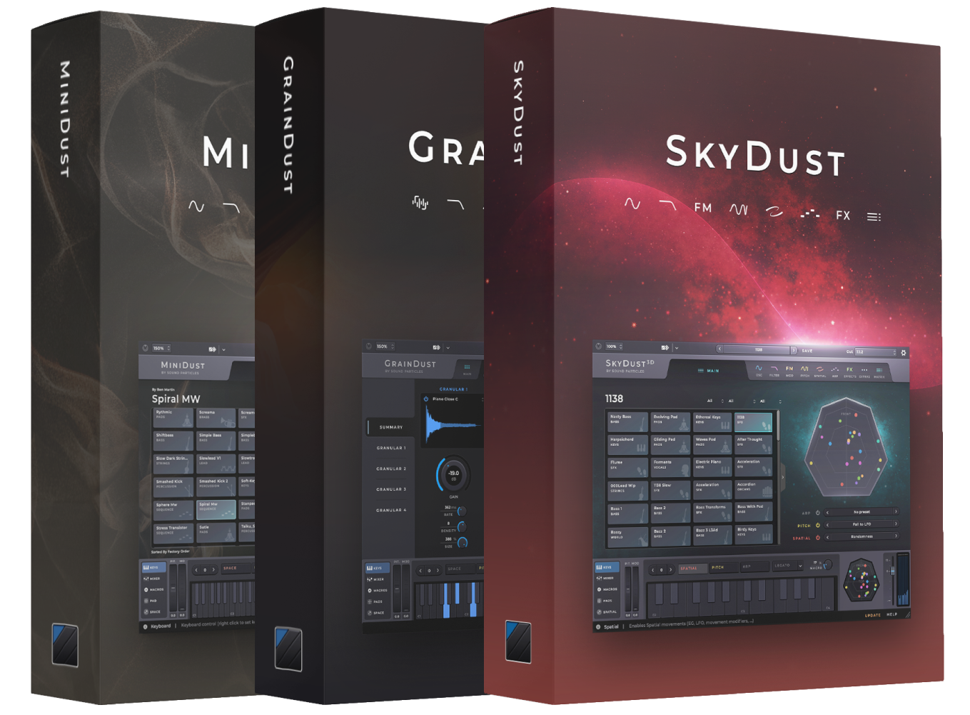 3Dust Collection | Sound Particles