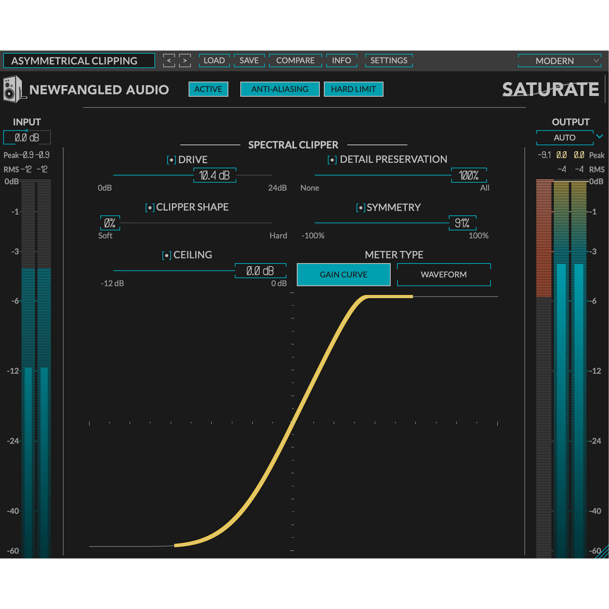 Saturate User Interface