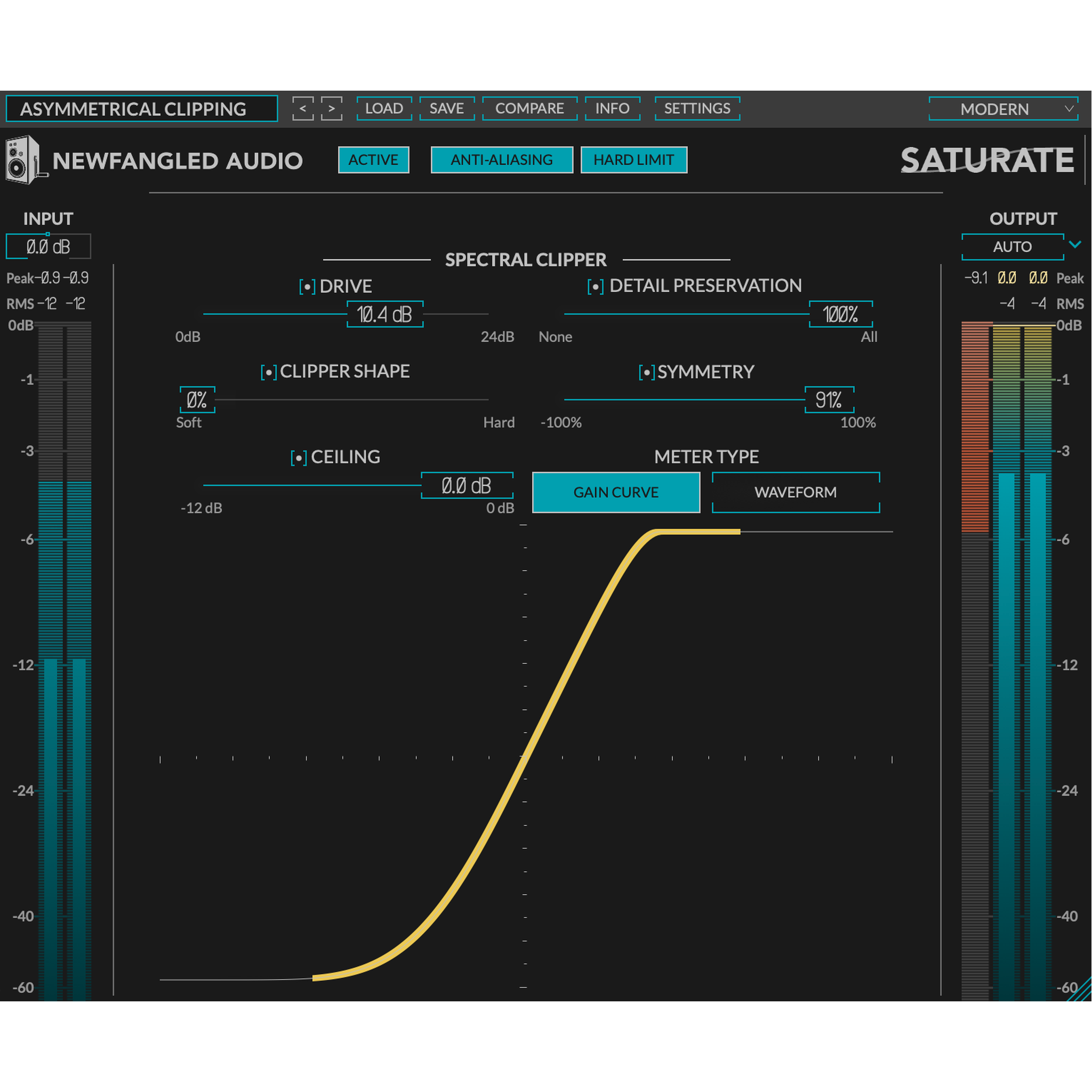 Saturate User Interface
