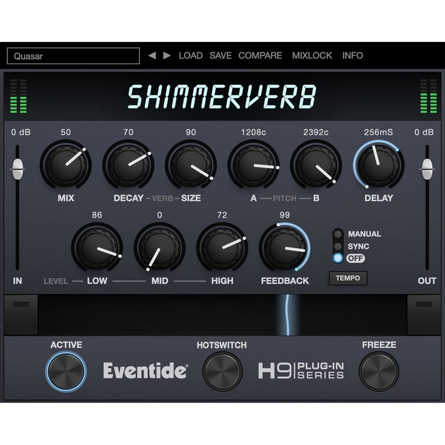 Shimmerverb User Interface