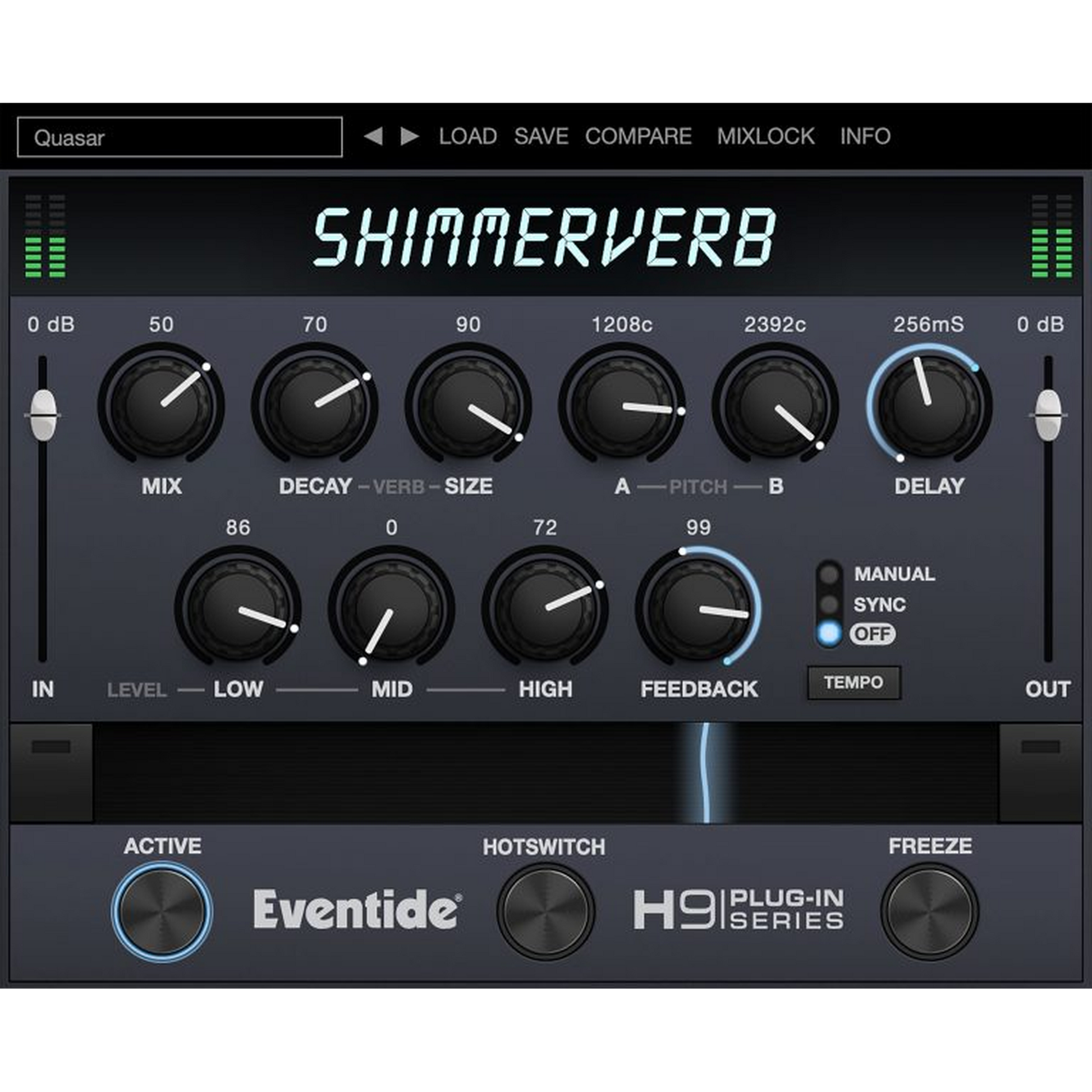 Shimmerverb User Interface