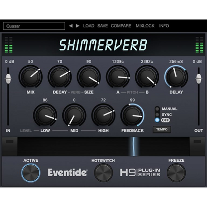 Shimmerverb User Interface
