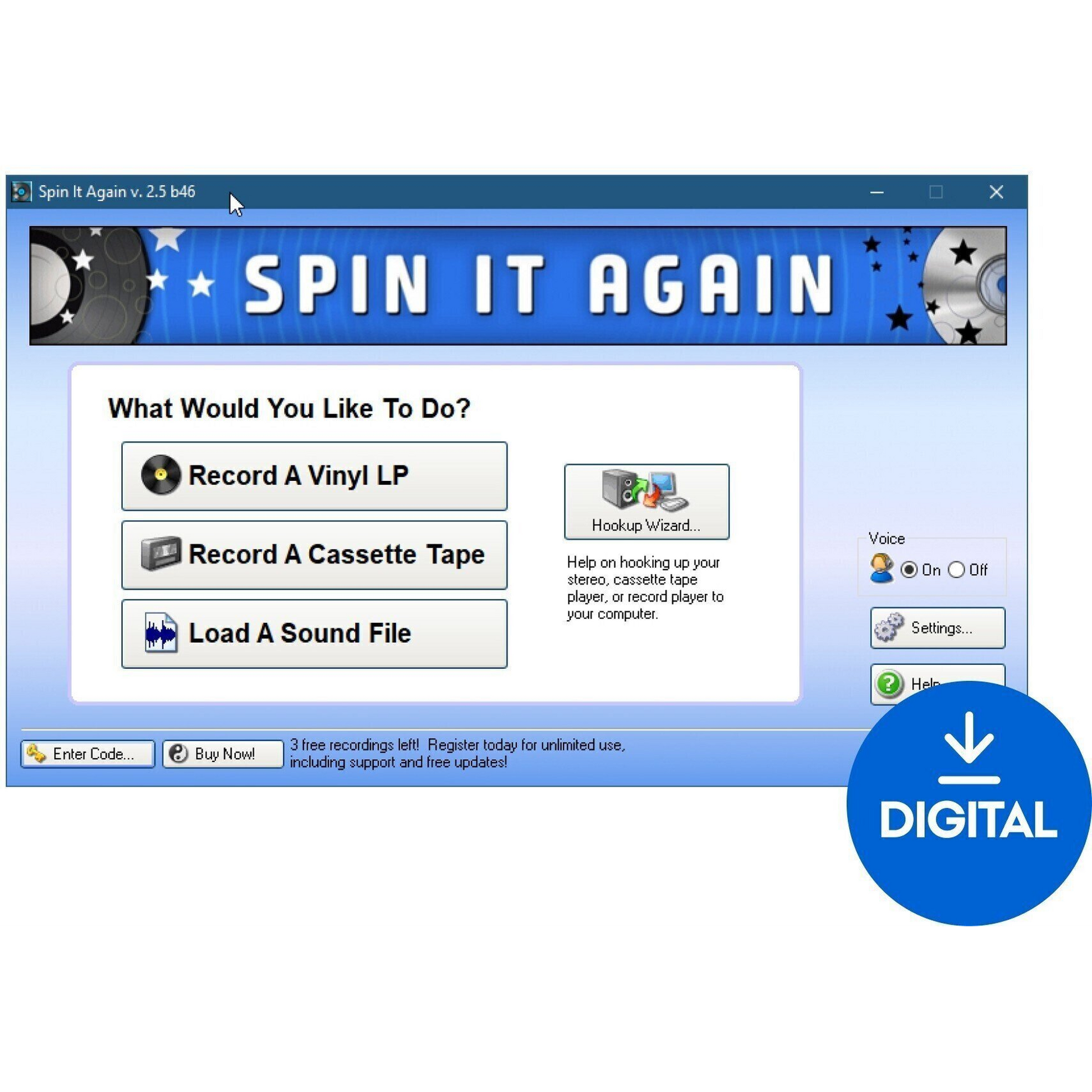 Spin It Again | Acoustica UI