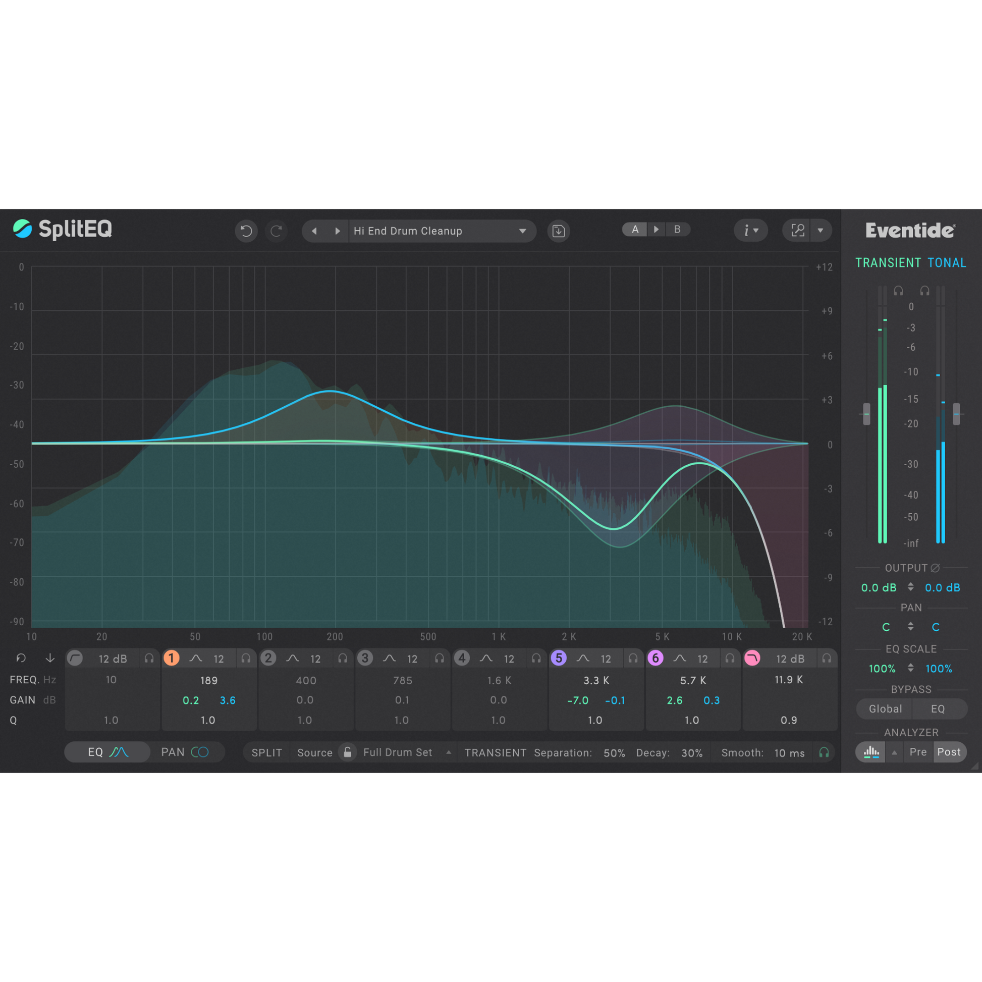 SplitEQ User Interface