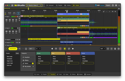 DJ.Studio Pro + Stems