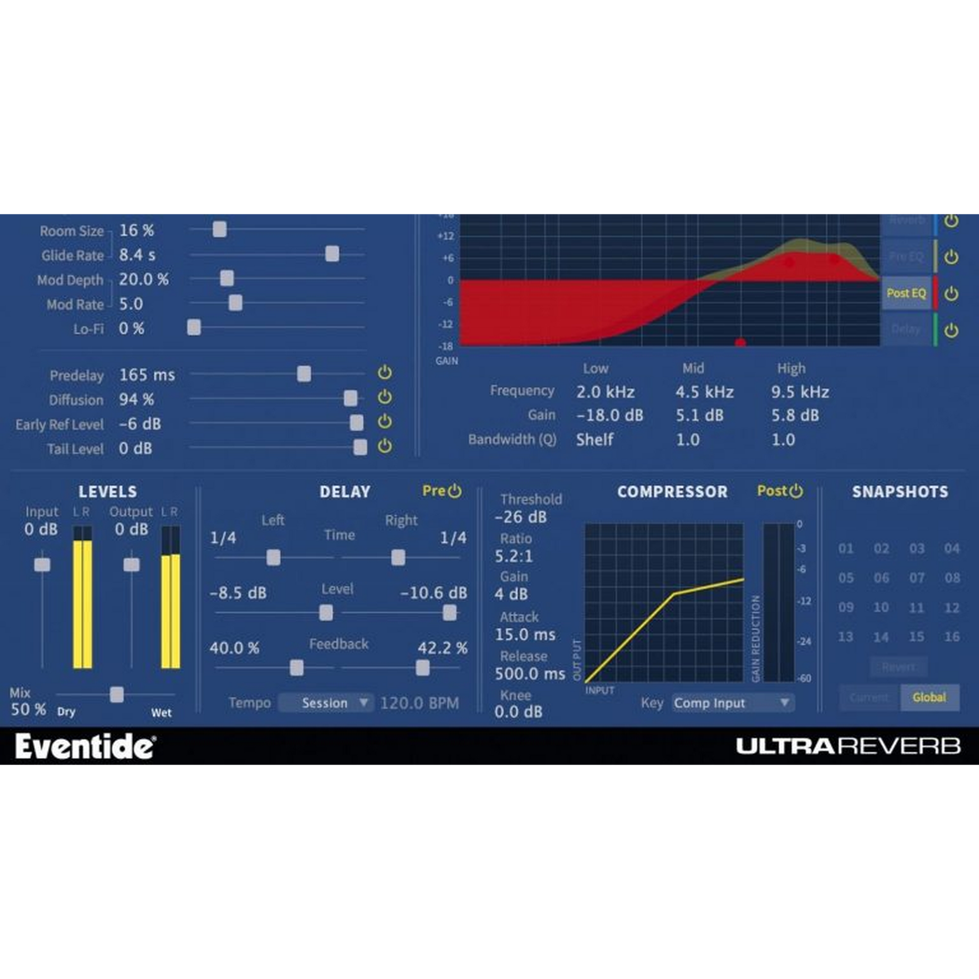 The Ultimate Reverb Toolbox User Interface