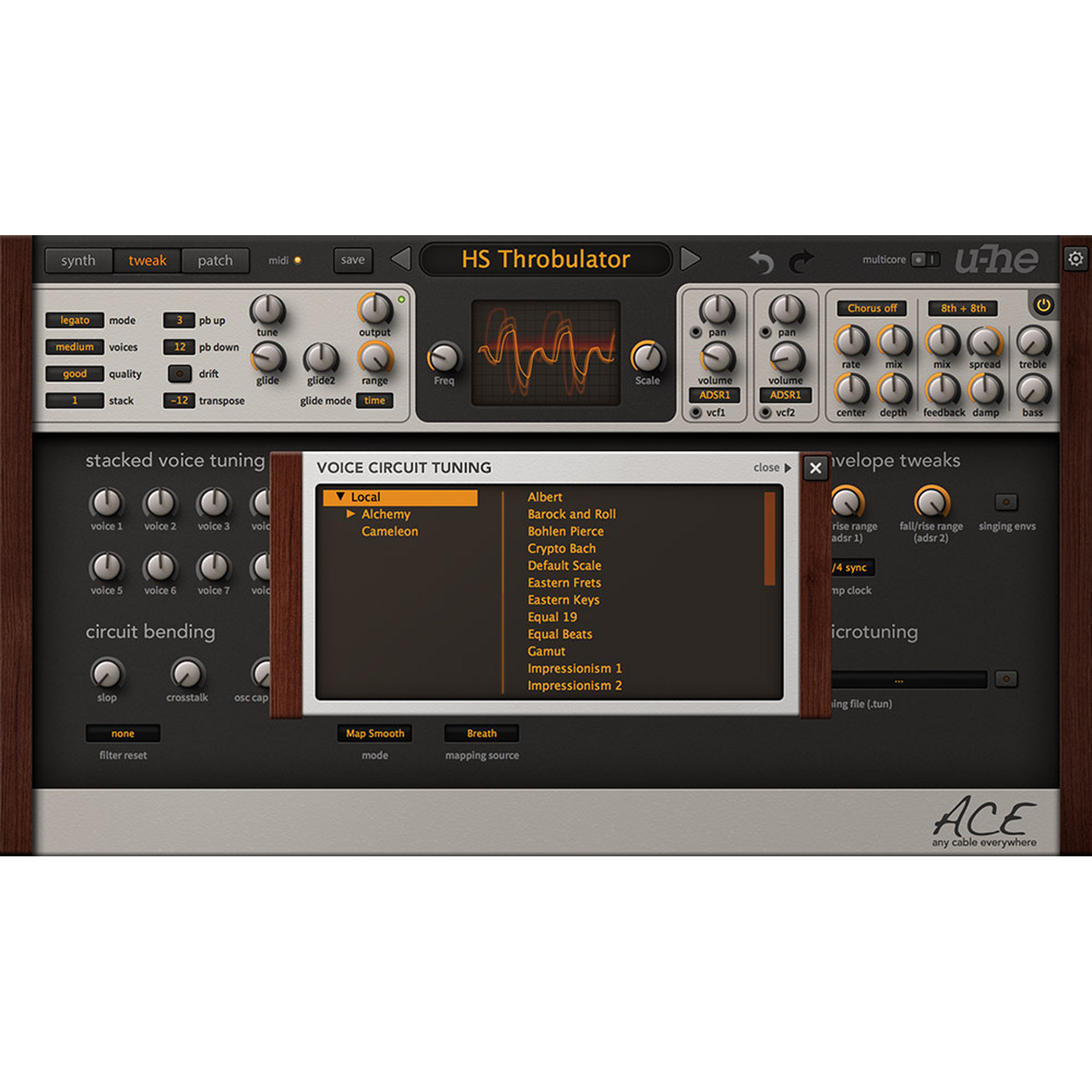 Microtuning UI