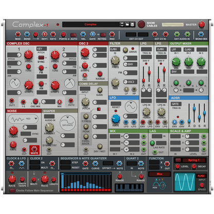 Complex-1 Modular Synthesizer Front