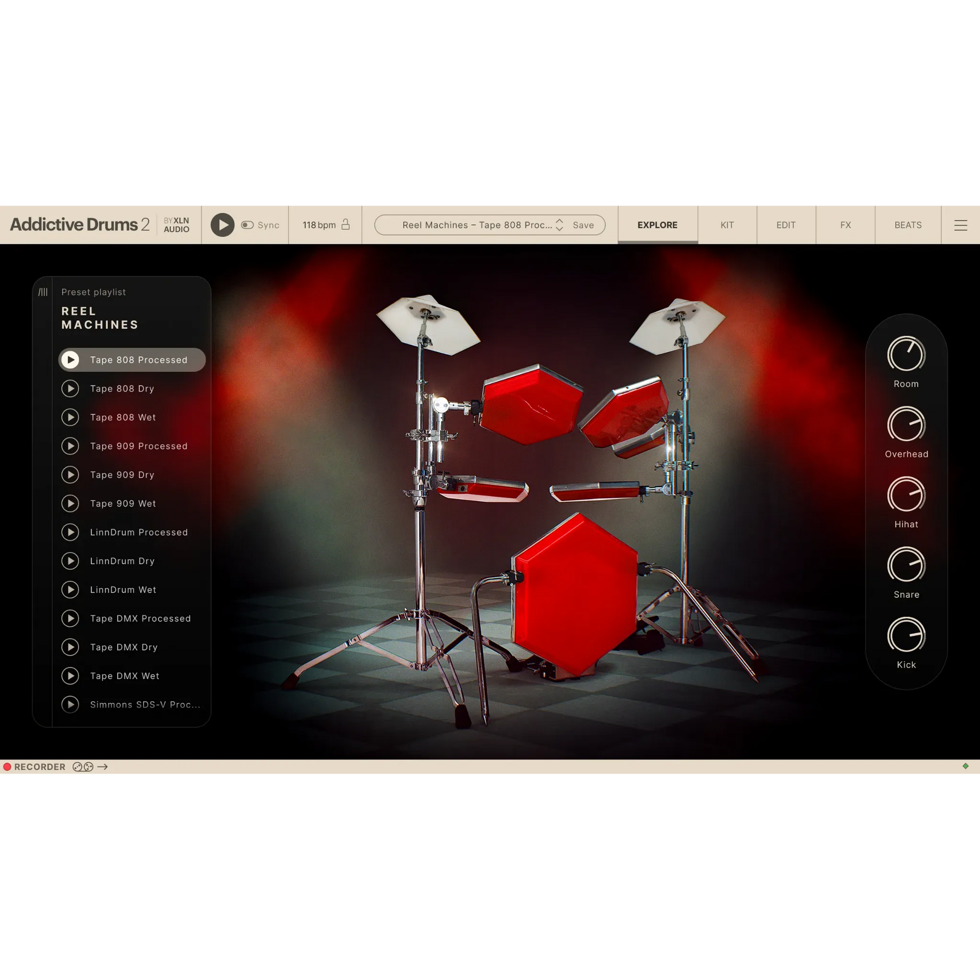 Addictive Drums 2: Reel Machines ADpak