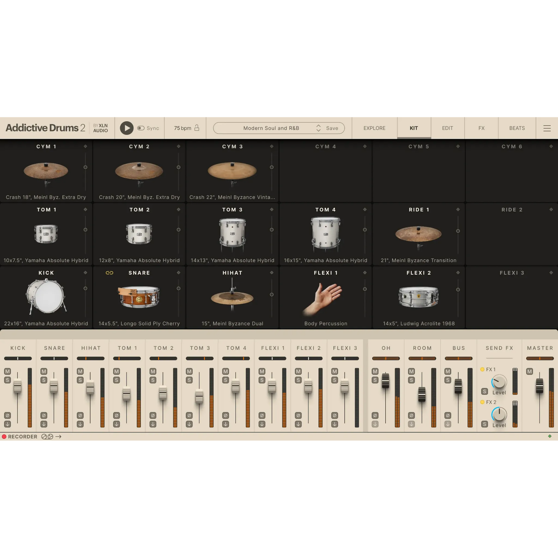 Addictive Drums 2: Soul & R&B Collection