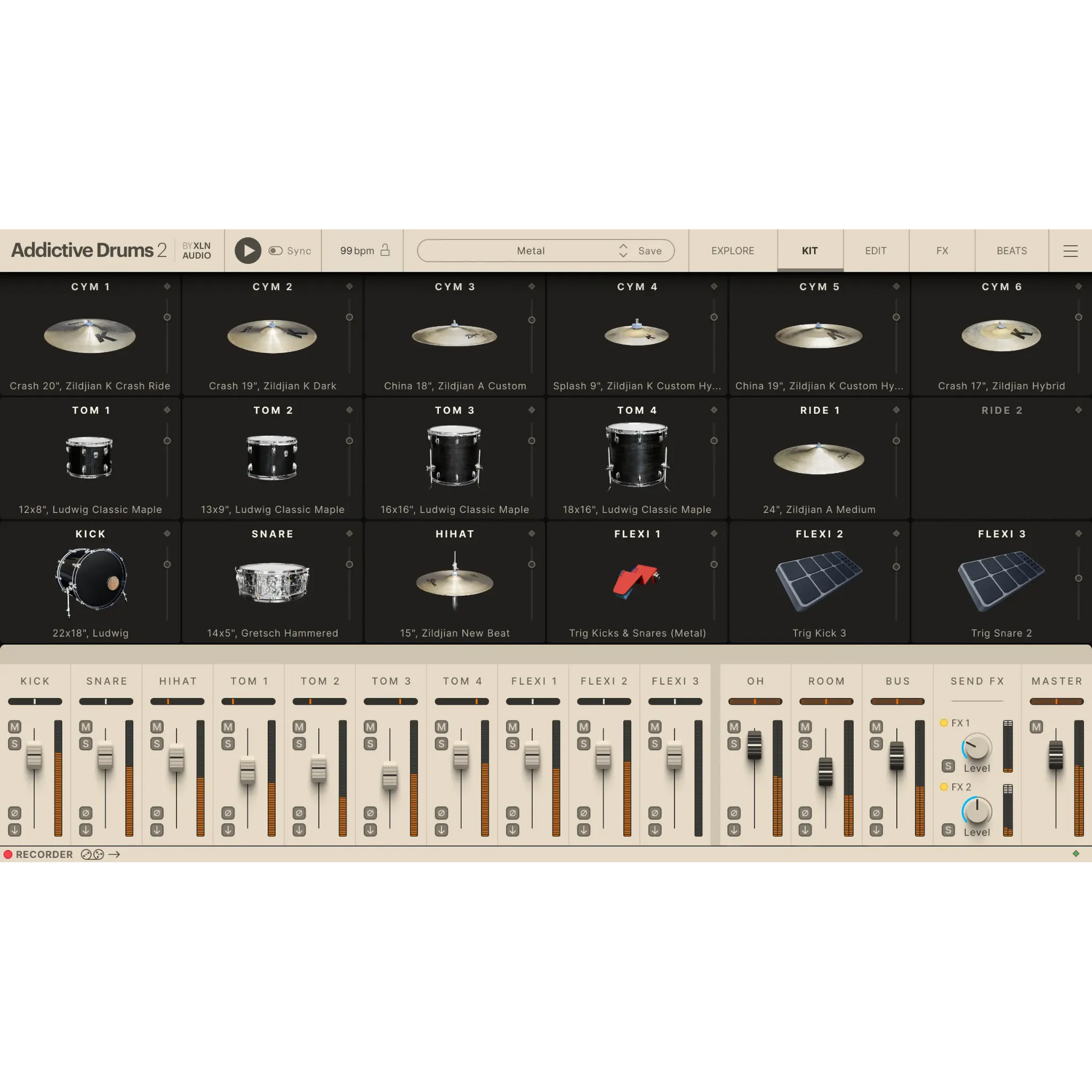 Addictive Drums 2: Metal Collection