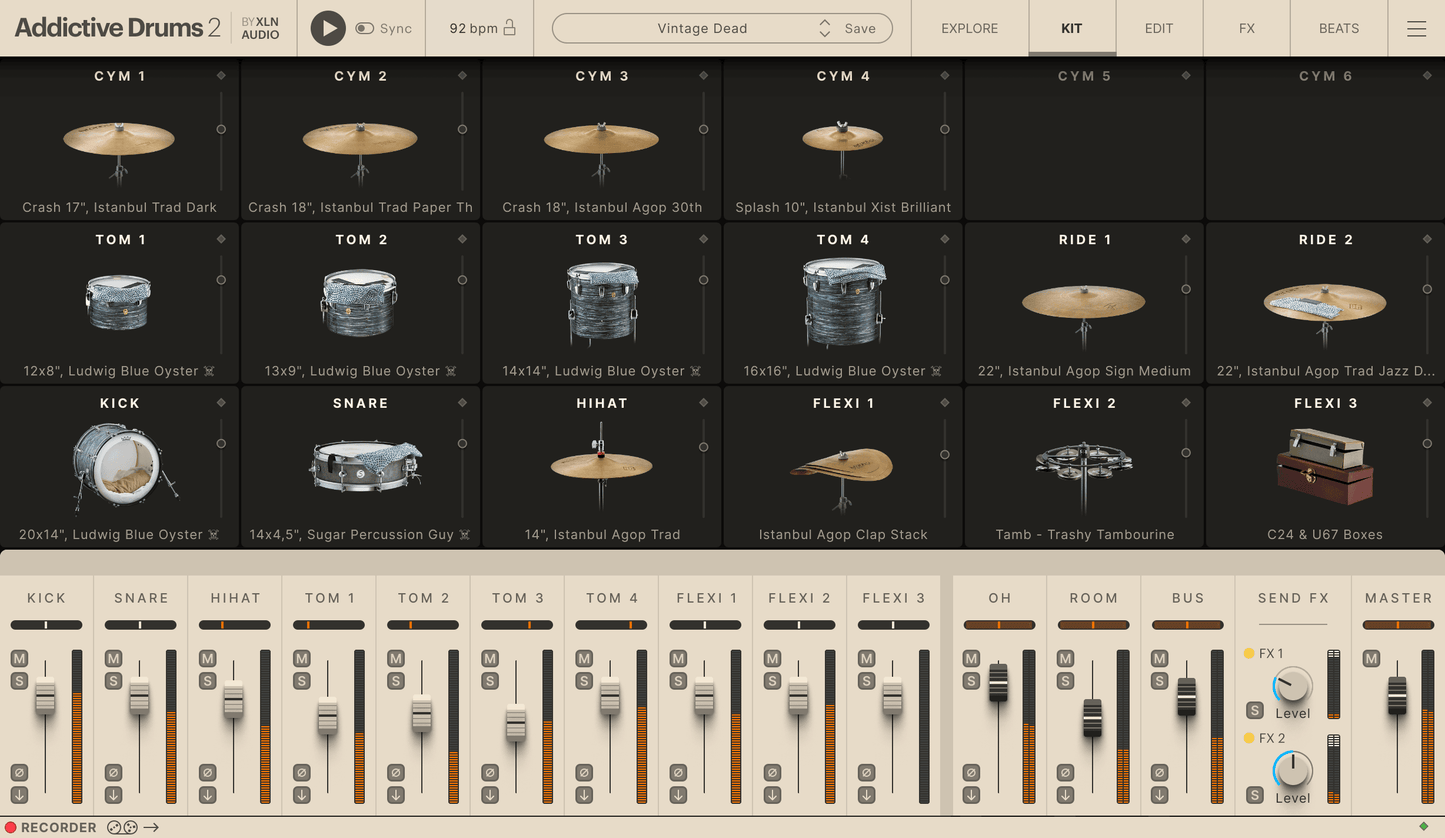 Addictive Drums 2: Vintage Dead