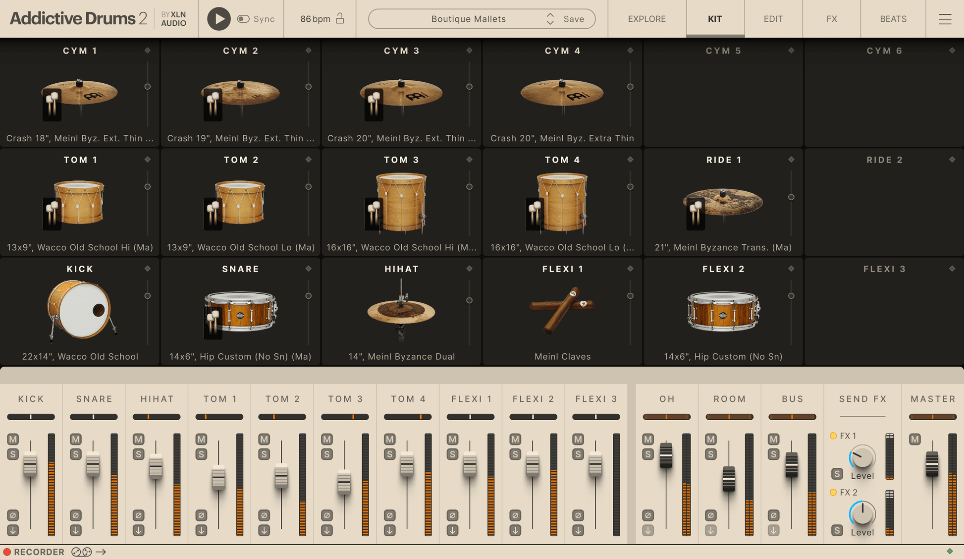 Addictive Drums 2: Boutique Mallets