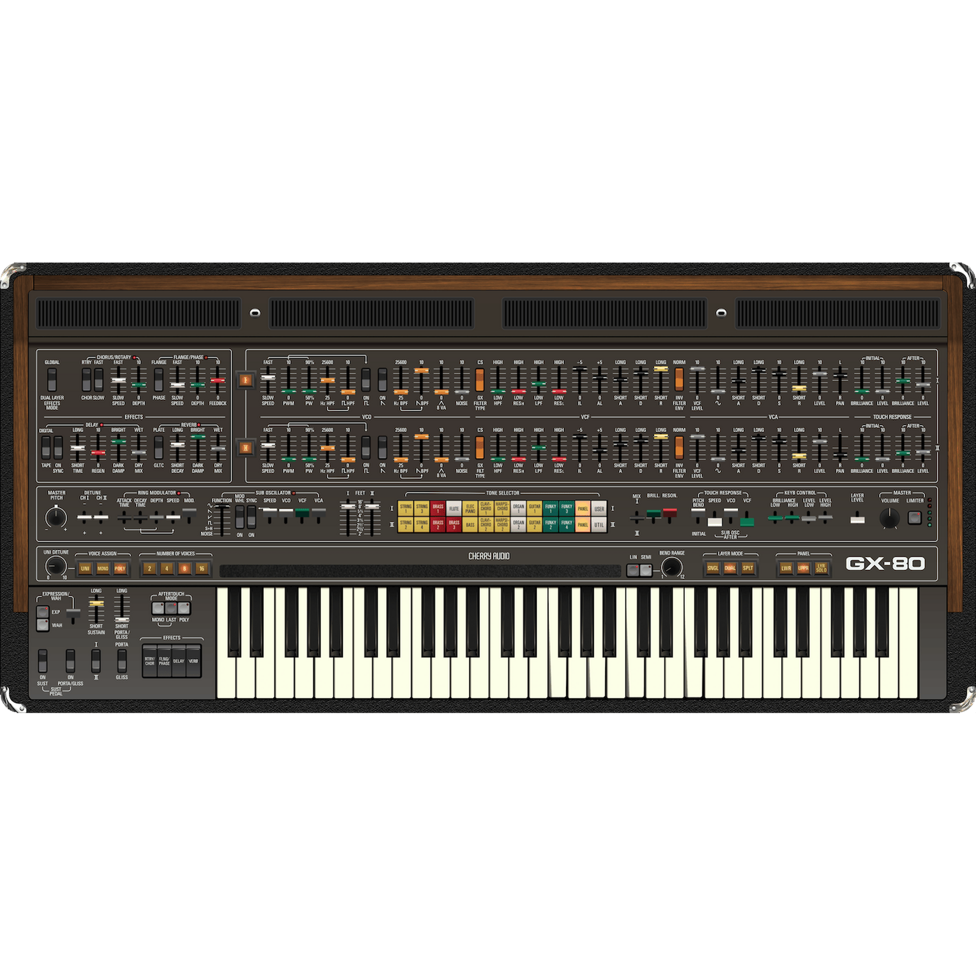 GX-80 Synthesizer interface