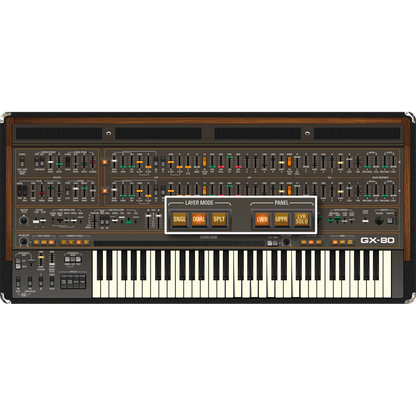 GX-80 Synthesizer settings