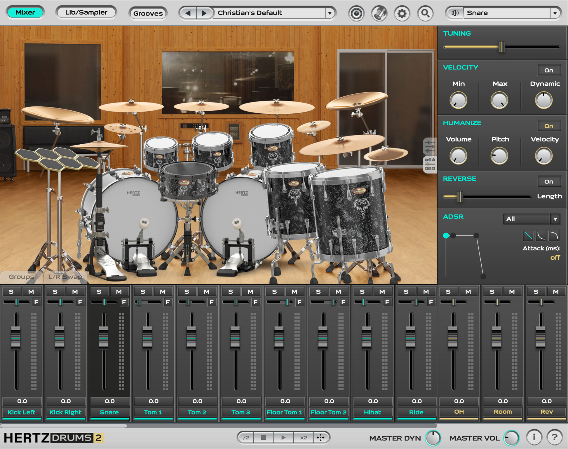 Hertz Donaldson Signature Drum Sound Pack