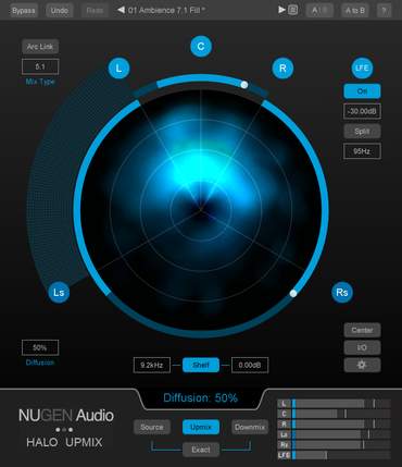Halo Upmix 3D Immersive Extension