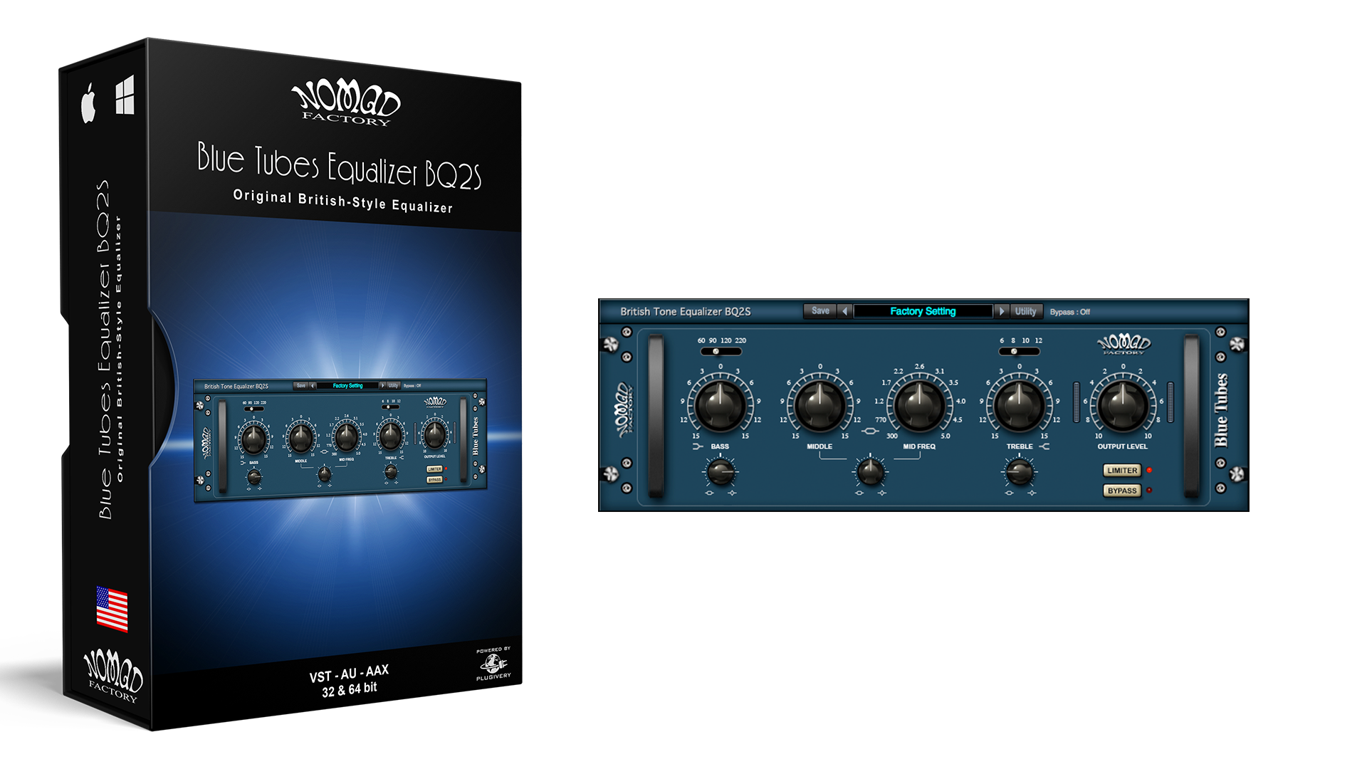 Blue Tubes Equalizer BQ2S