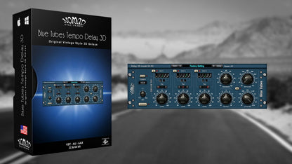 Blue Tubes Tempo Delay 3D