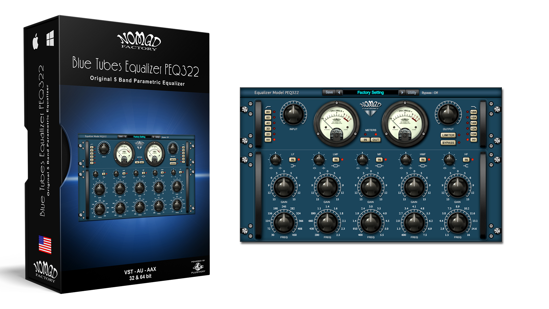 Blue Tubes Equalizer PEQ322