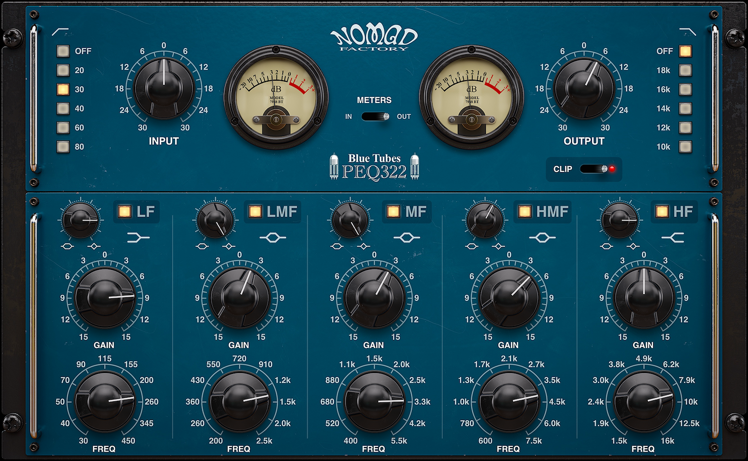 Blue Tubes Equalizer PEQ322