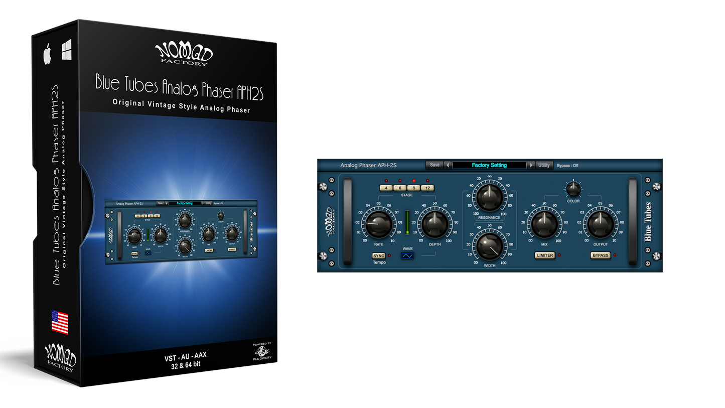 Blue Tubes Analog Phaser APH2S
