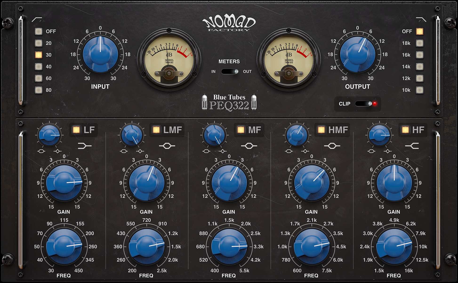 Blue Tubes Equalizer PEQ322