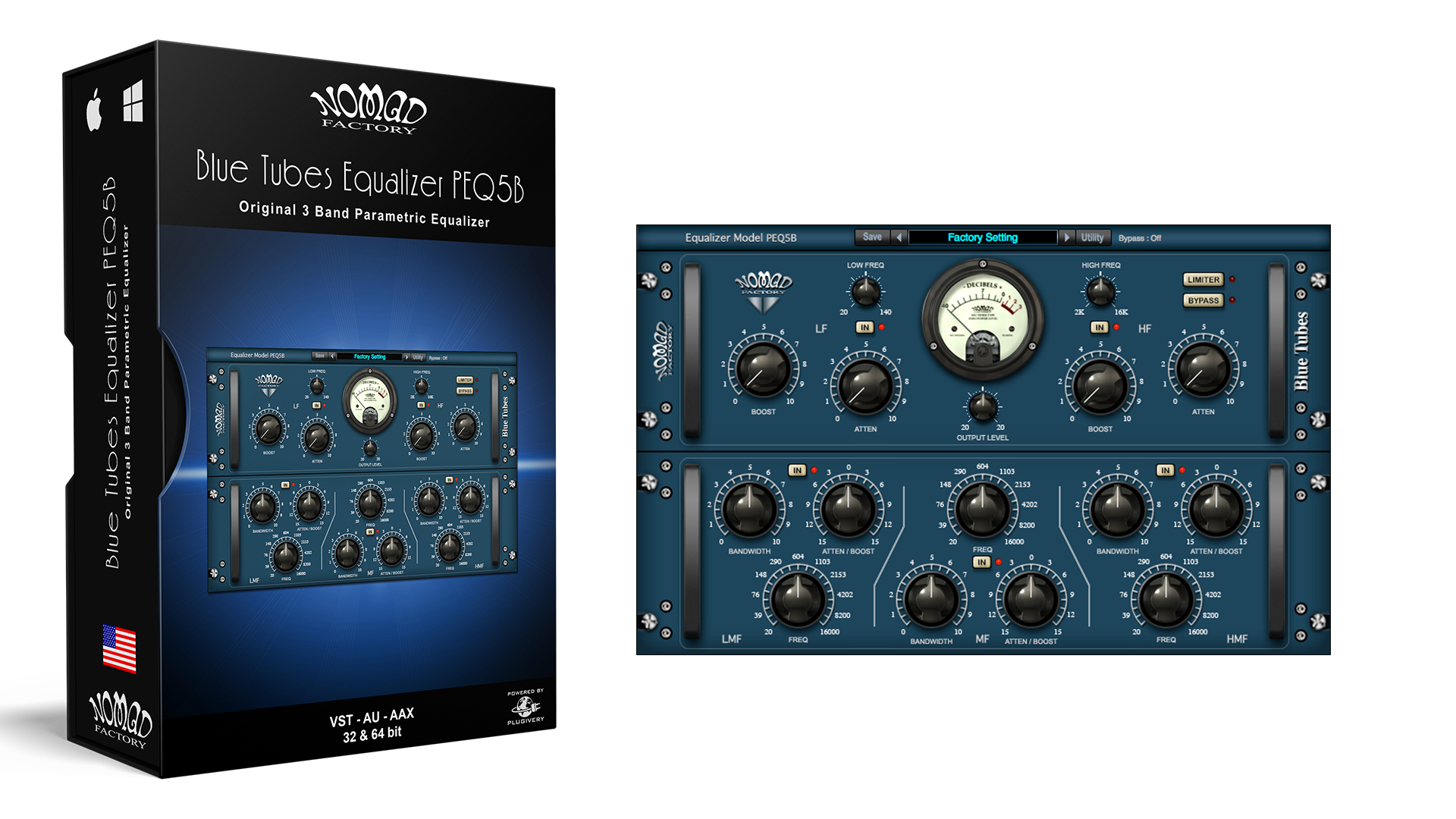 Blue Tubes Equalizer PEQ5B
