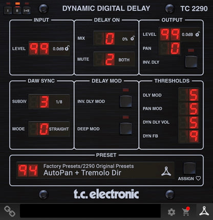 TC 2290 Legendary Dynamic Delay