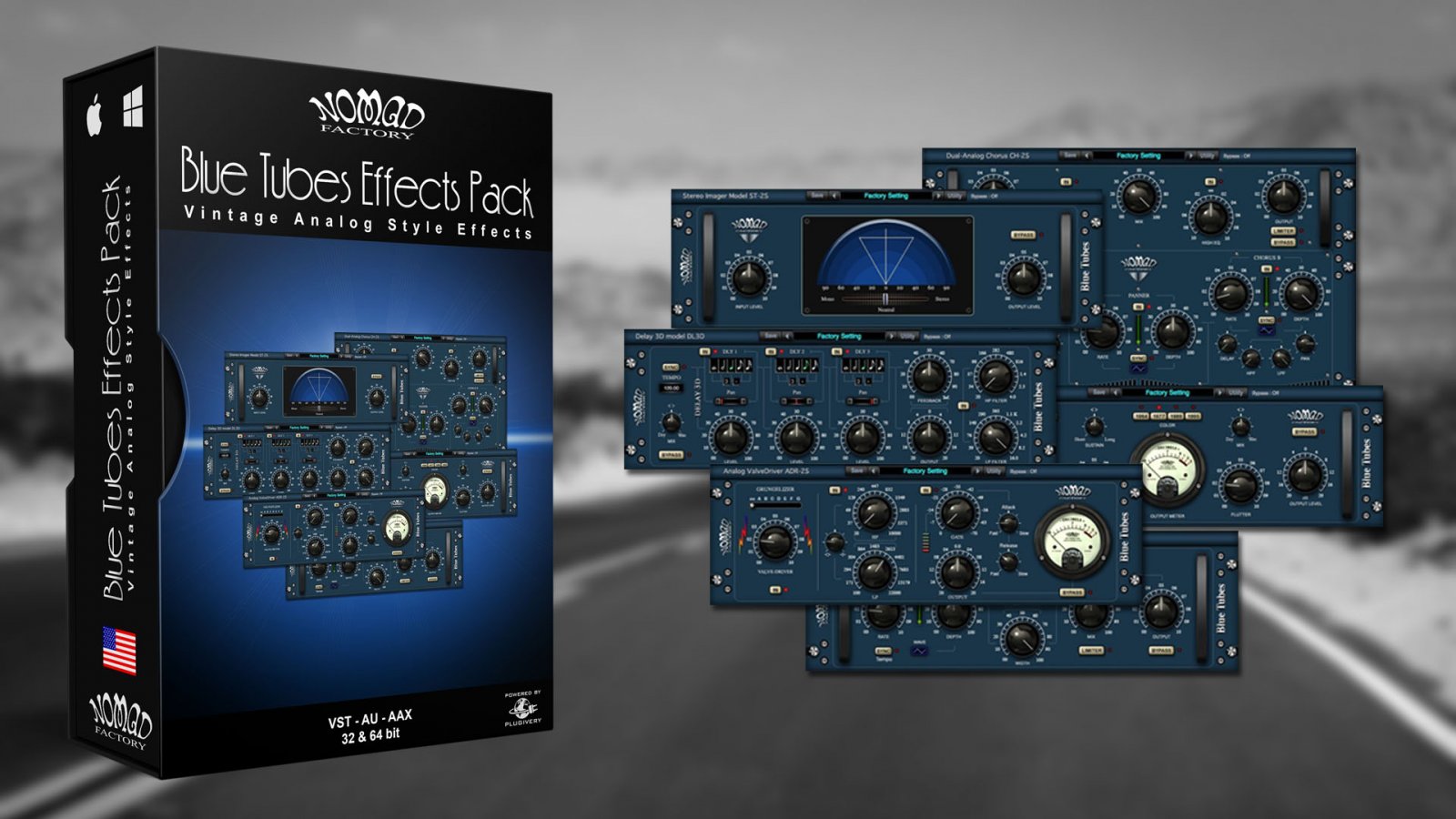 Blue Tubes Effects Pack