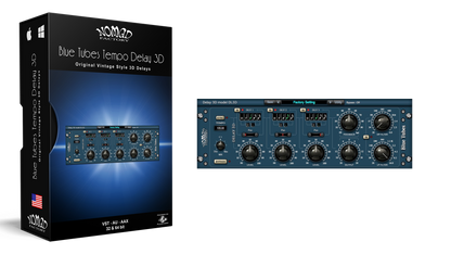 Blue Tubes Tempo Delay 3D