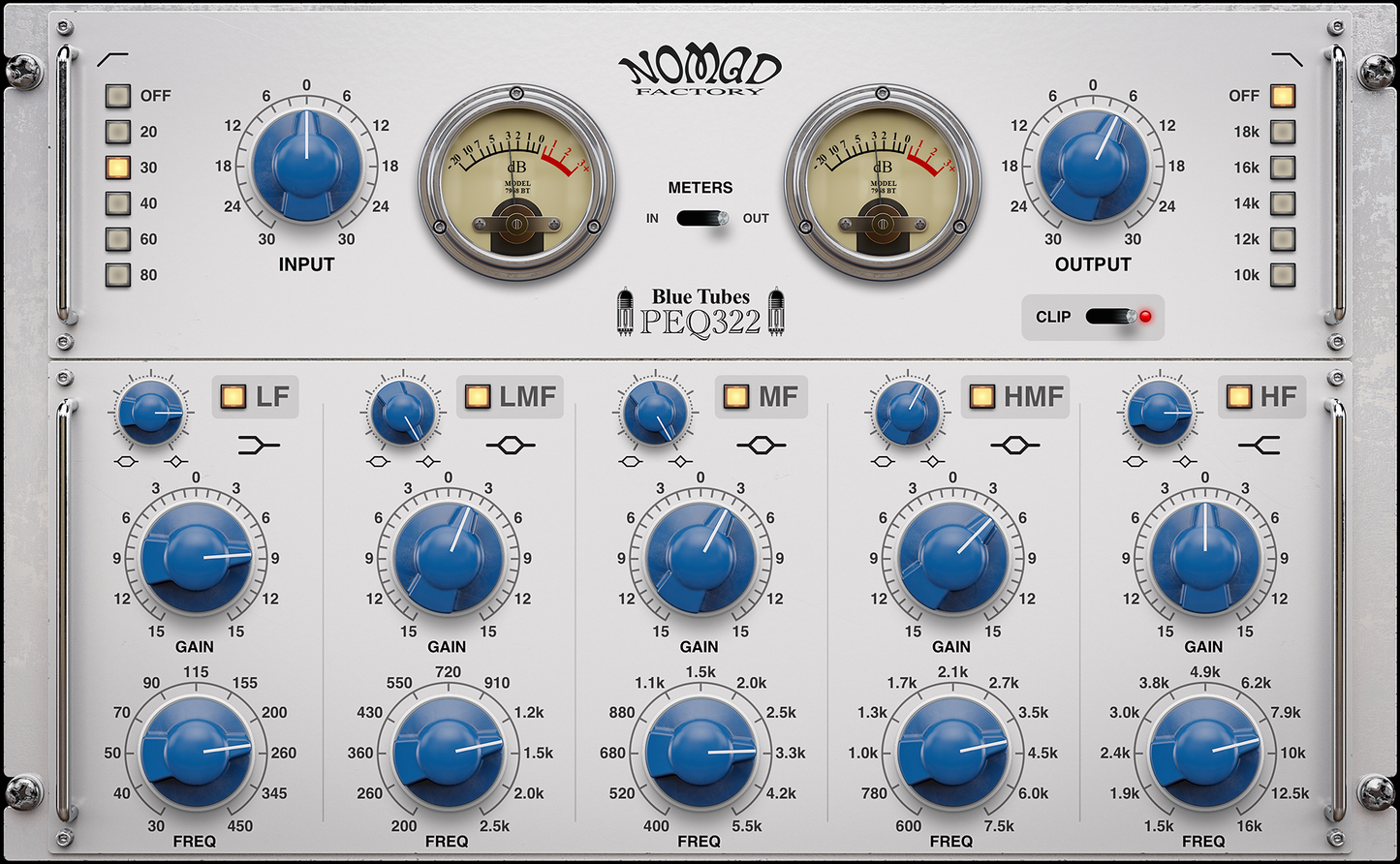 Blue Tubes Equalizer PEQ322