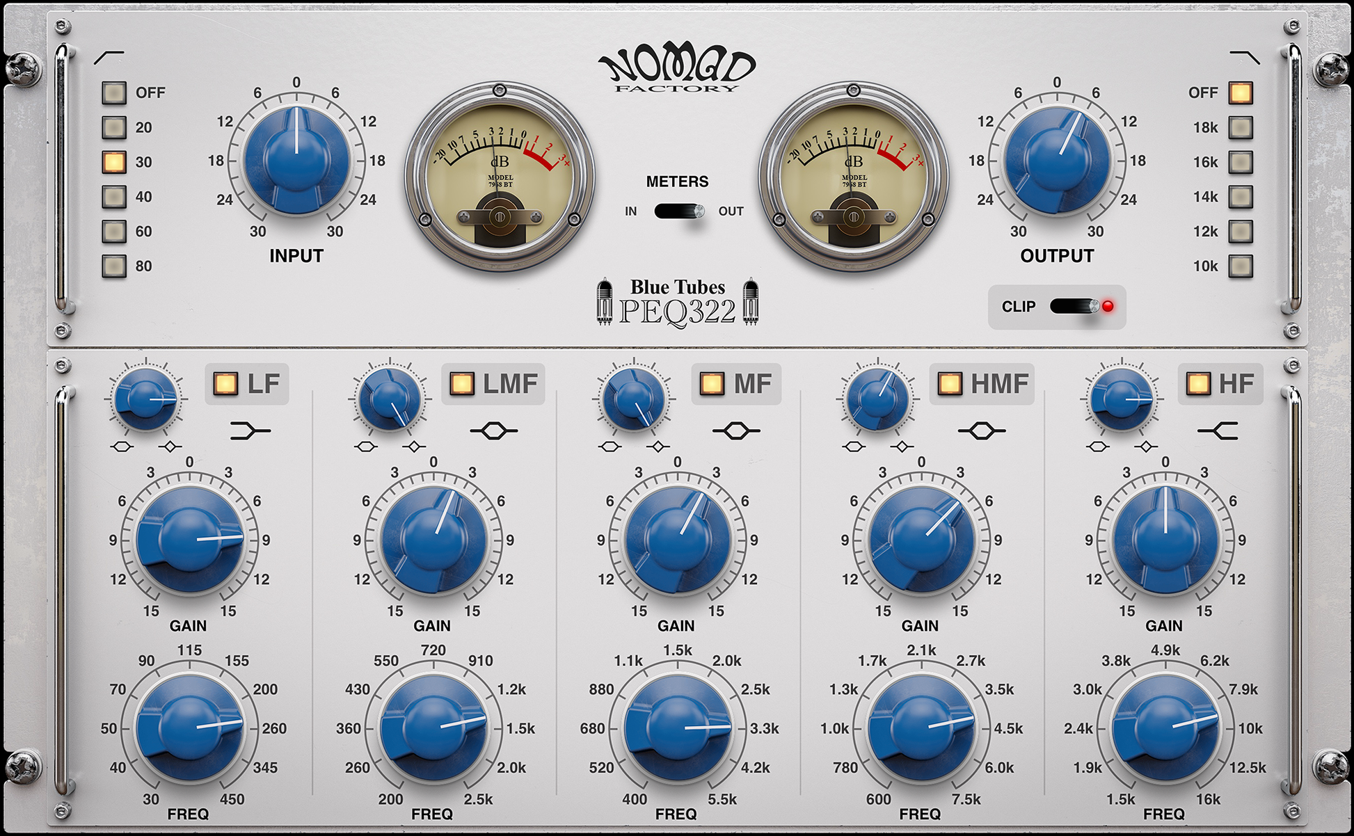 Blue Tubes Equalizer PEQ322