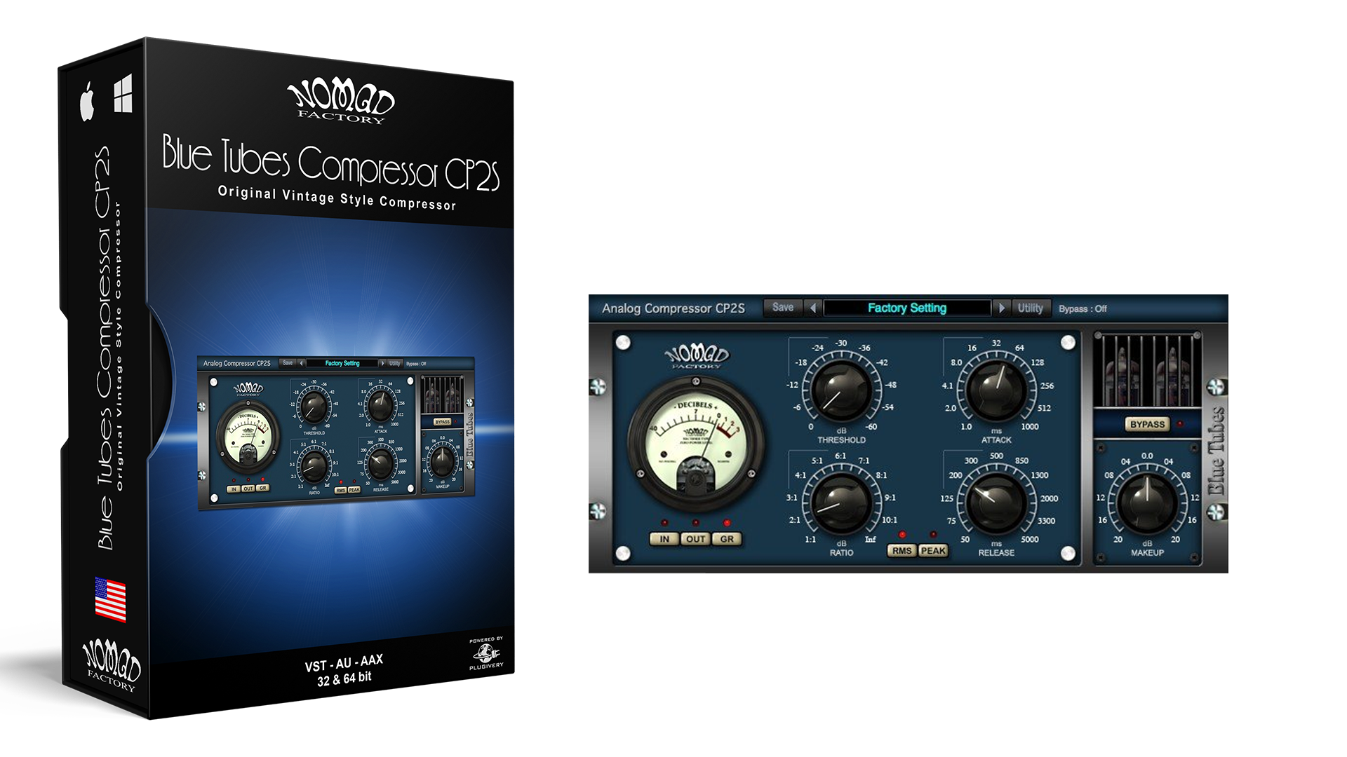 Blue Tubes Compressor CP2S